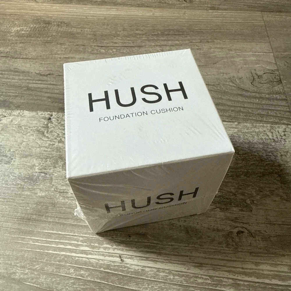 HUSH Glow Foundation Cushion Warm Shade Medium Coverage Glow Peptides SPF 30